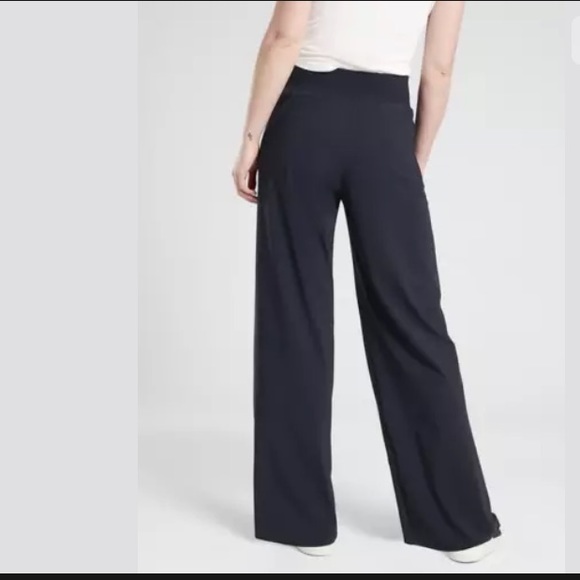 Athleta Pants & Jumpsuits Athleta Cosmic Pant Navy Wide Leg Nwt